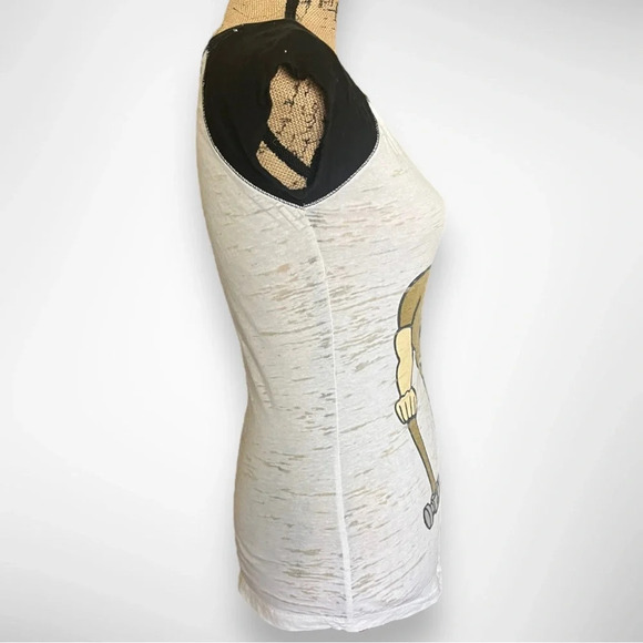 THREE SQUARE Women's Purdue Pete‎ Short Sleeve Shirt Size Small | EUC - Picture 4 of 5